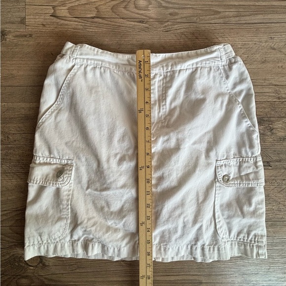 White Skort Gloria Vanderbilt Size 8 Summer Vintage - Picture 6 of 7